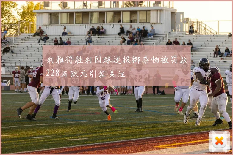 利雅得胜利因球迷投掷杂物被罚款228万欧元引发关注